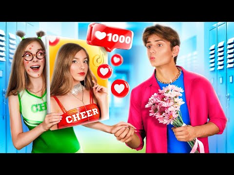 Бедная Популярная vs Богатая Непопулярная Чирлидерша | Кто Станет Королевой Колледжа