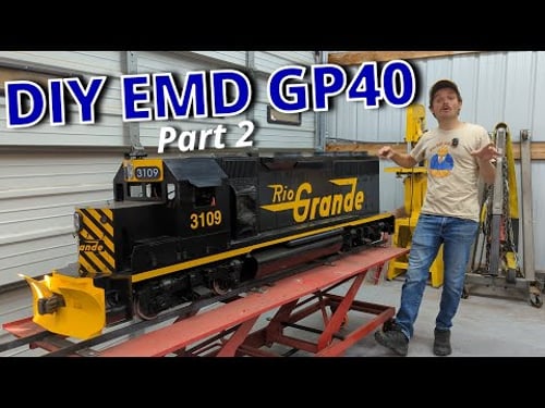 Building the 1.6" GP40: Part 2 (Painting and 3D Printed Detail Parts)