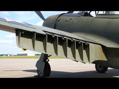 The P-47 Thunderbolt They Mocked — How the Jug Used Dive Flaps to Outrun the Luftwaffe