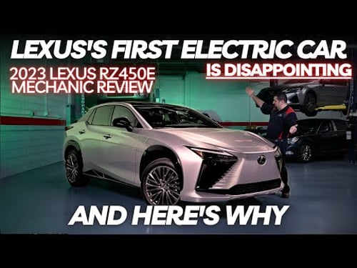 Lexus's First Electric Car Is Disappointing. The Lexus RZ450e Is Not Good and Here's Why.