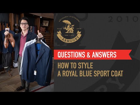 How to Style a Royal Blue blazer - Q&A