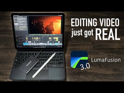 Video Editing on an iPad just got REAL: LumaFusion 3.0