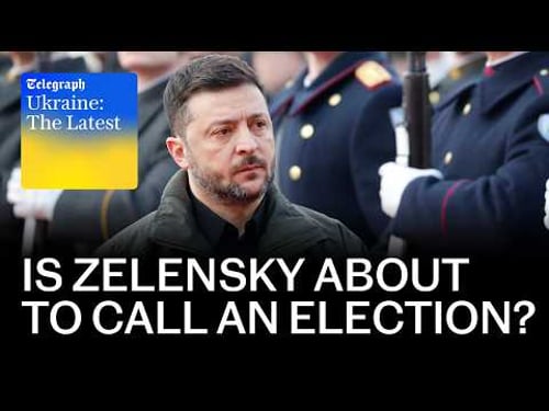 Zelensky ‘planning election and peace deal referendum’ | Ukraine: The Latest