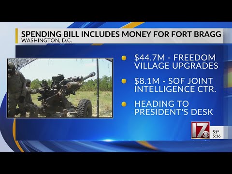 Federal spending bill includes money for Fort Bragg