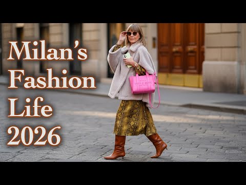 Sophisticated Milan Street Fashion 2026: The Art of Living Beautifully & Dressing Well