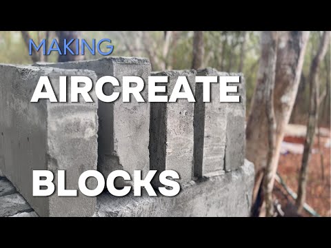 DIY Aircrete Blocks | Foam Concrete for Our Dome Home