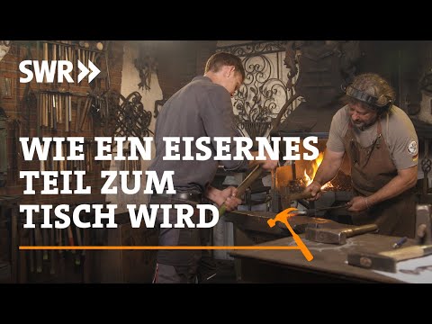 Wie man ein eisernes Teil zum Tisch umfunktioniert | SWR Handwerkskunst