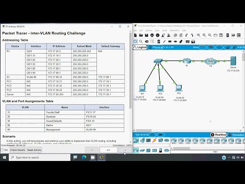 4.5.1 Packet Tracer - Inter-V LAN Routing Challenge