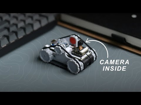 DIY Mini FPV Tank: 3D-Printed and Smartphone Controlled!