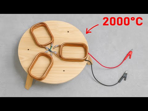 Even NATO professors didn’t think of this! Turn your copper coil into a super powerful stove