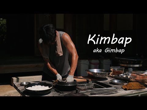 The whole process of making Kimbap in the countryside
