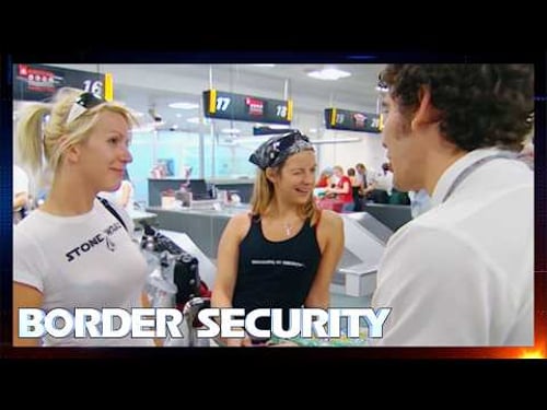 Tipsy Travelers Attempt To Flirt Their Way Out Of Trouble | FULL EPS | Border Security Australia