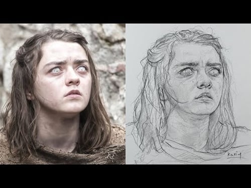 Be creative in placing shadow lines on the face