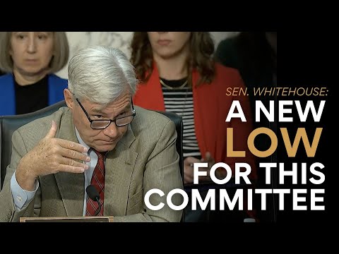 Sen. Whitehouse on AG Bondi Hearing: "An Awful Day in the History of this Committee"