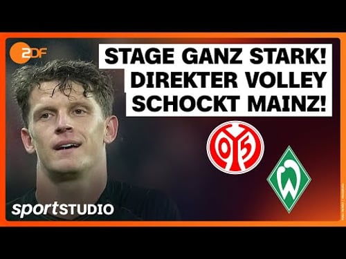 1. FSV Mainz 05 – Werder Bremen | Bundesliga, 9. Spieltag 2025/26 | sportstudio