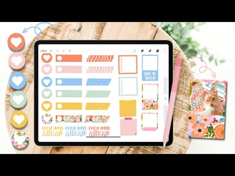 How to Make Digital Stickers in Procreate ✨ | + Free Stickers! 💗