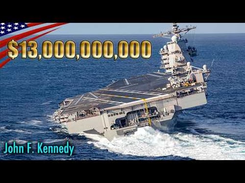$13B New Supercarrier High-Speed Turns – John F. Kennedy (CVN-79) Sea Trials