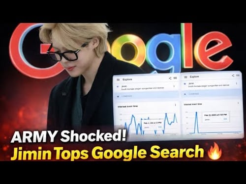 🚨 Breaking! Jimin Officially Becomes the Most Searched Person on Google!