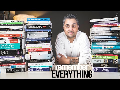 I’ve read 100+ coding books…and I remember everything