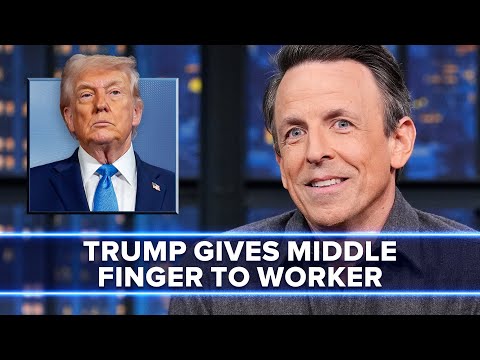 Trump Gives Middle Finger and Mouths "F*ck You" to Worker