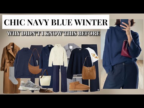 Choose Elegance Over Boring! Discover Why Navy Blue Is the Most Luxurious Color This Winter.
