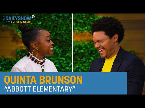 Quinta Brunson - On the Success and Inspiration Behind “Abbott Elementary” | The Daily Show