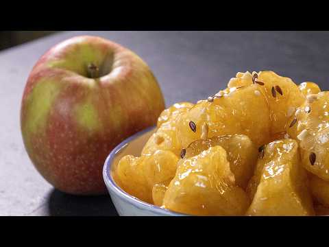 I just fried apples. It's incredibly delicious!!!