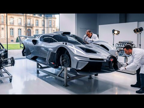 Inside Bugatti Factory: How the Bolide is Made - 0-500 km/h in 20 Seconds