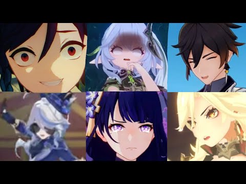 원신 만약 6신들의 목소리가 뒤바뀌었다면?