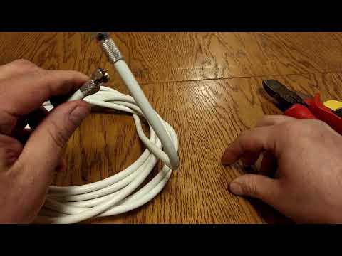 как устанавливать ТВ штекера на кабель