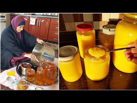 تعرفوا معنا على طريقة تحويل الزبدة لسمنة فاااخرة،سمنة تدوم لعدة سنوات بدون ثلاجة😍😍