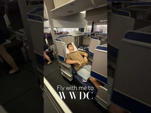 Fly with me to WWDC! #wwdc25 #apple