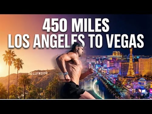 EXTREME 450 Mile Ultramarathon | Running from Los Angeles to Vegas