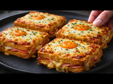 So lecker hast du noch nie gefrühstückt – Ei-Toast in 5 Minuten aus dem Ofen!