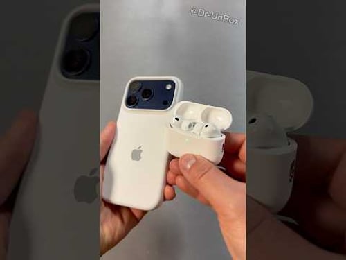 iPhone 17 Pro and AirPods Pro 3 - White Combo🤍 #shorts #trending #iphone #iphone17pro #airpodspro3