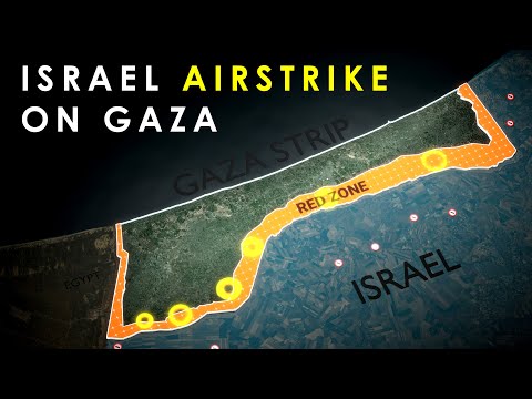Why Israel Launched the Biggest AirStrike in Gaza? #israel #gaza