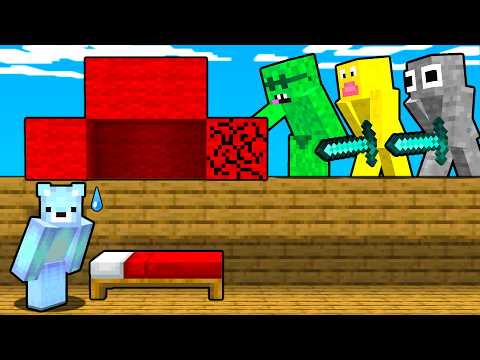 I Tricked My Friends With The FAKE Bedwars Defense...