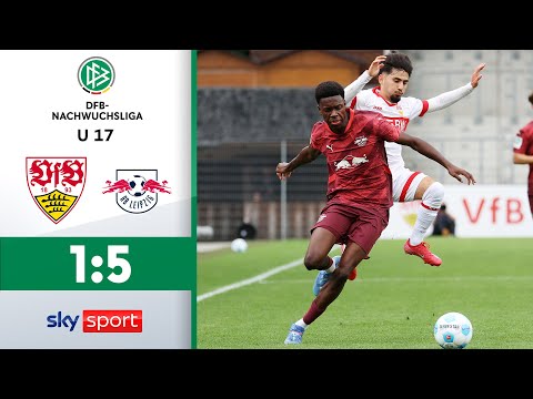 Bullen stürmen unaufhaltsam ins Finale! | VfB Stuttgart U17 - RB Leipzig U17 | DFB-Nachwuchsliga