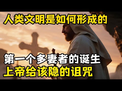 人类文明究竟是如何形成的,上帝给该隐的诅咒,圣经中第一个多妻者的诞生。