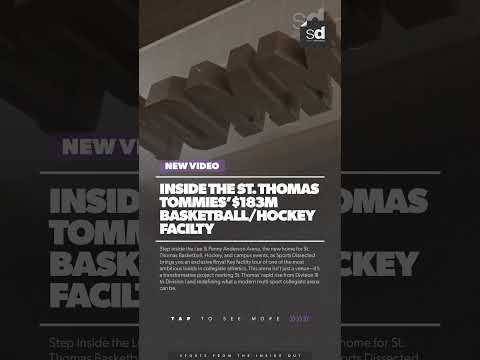 This school went straight from DIII to DI and invested in a $183M basketball/hockey facility! 👀🏟️