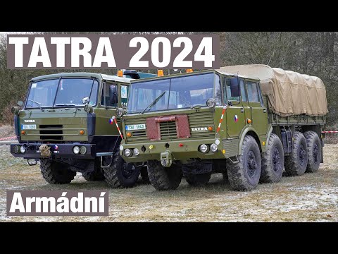 Armádní automobil TATRA na srazech 2024 | Old truck on meeting in Czech republic + Germany🚒 🚛🚚