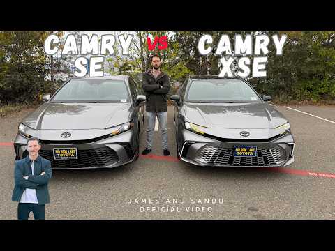 Comparison 2026 Toyota Camry SE vs XSE