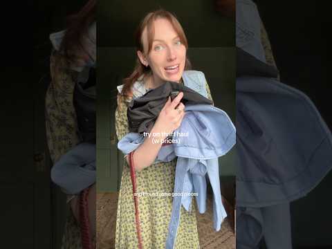 try on thrift haul | trendy finds🤩