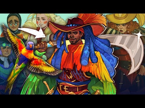 Turning BIRDS into PIRATES 🦜☠️ (CHARACTER DESIGN CHALLENGE)