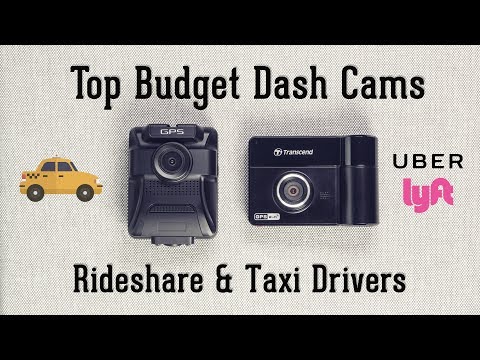 Top Budget Taxi & Ridesharing Dash Cameras - Dual Lens Cams for Uber, Lyft