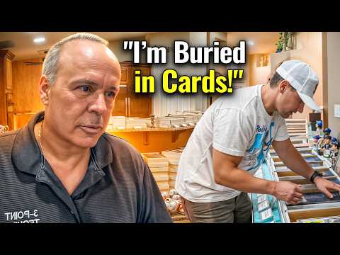 His House is FULL of SPORTS CARDS!