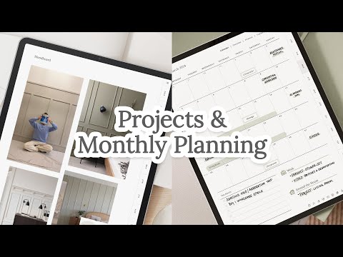 Plan with Me | Monthly & Project Planning with the Dash Planner