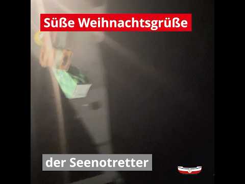 #WinchEx mit süßen Weihnachtsgrüßen der #Seenotretter an die #Marineflieger