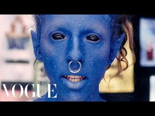 Inside Michael Moon's Extreme Beauty Routine ft. Eye Tattoos & Pointed Ears | Vogue
