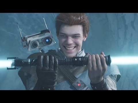 Playing Jedi Fallen Order with the lads (the ropes will not defeat me)